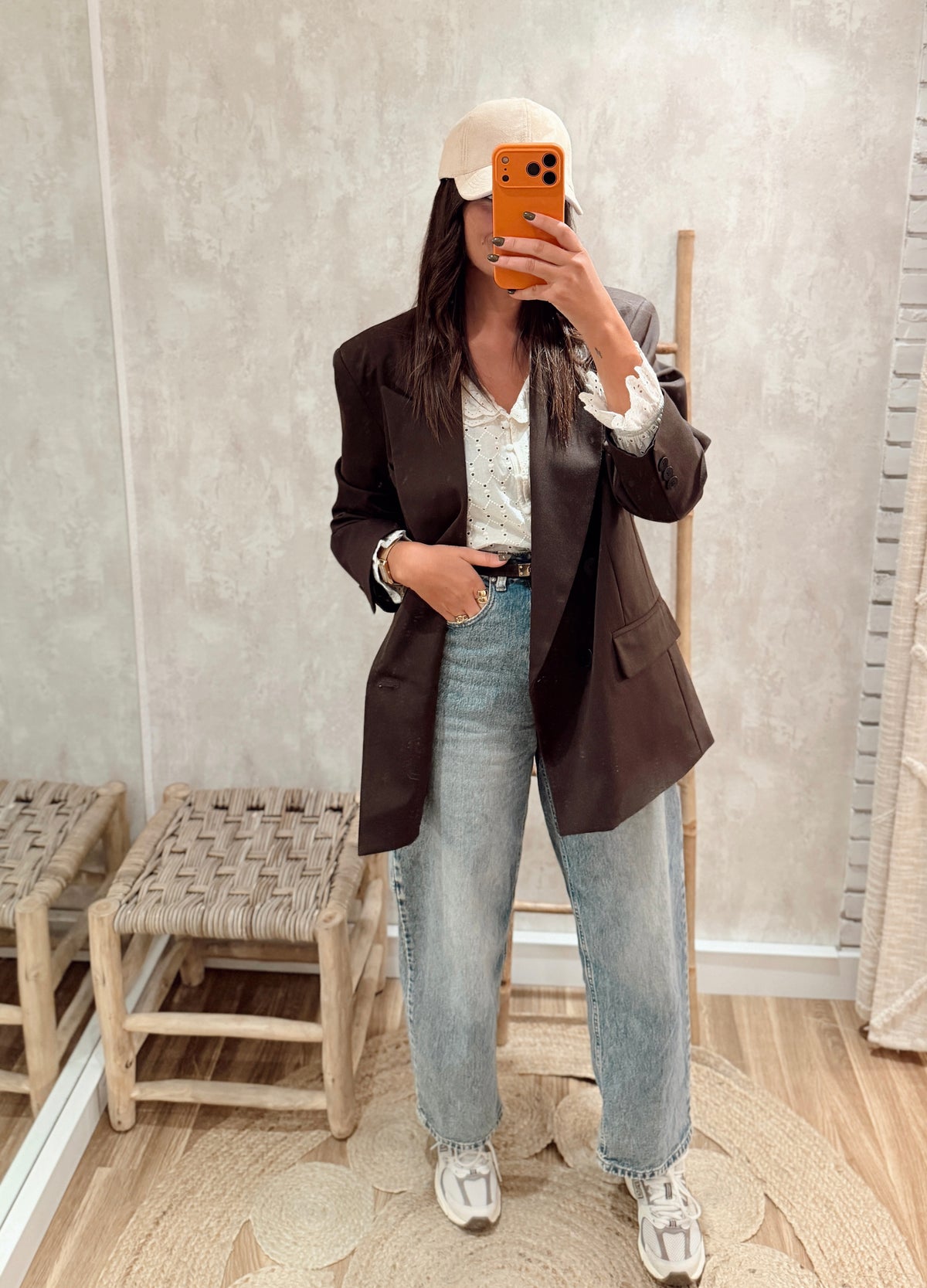 Blazer Oversized Lumina - Castanho