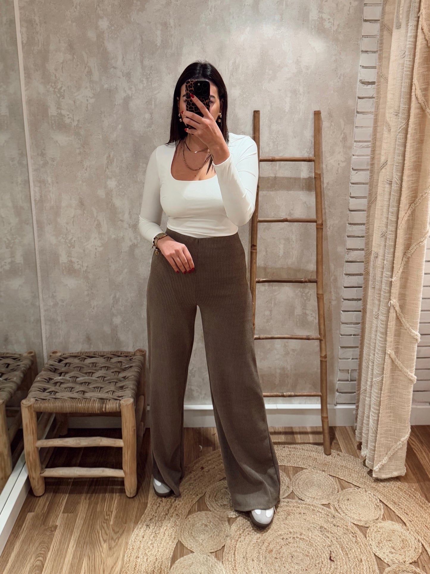 Pantalones de pana aterciopelada