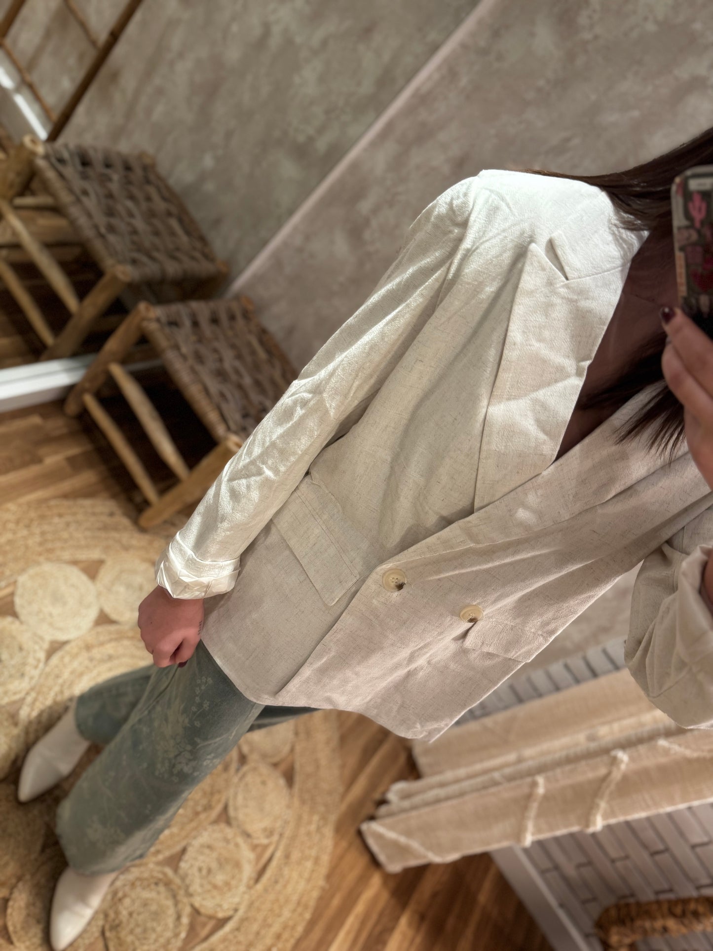 Blazer de lino