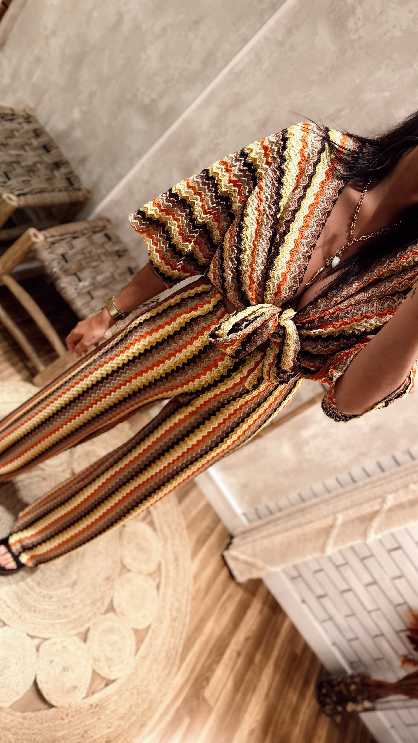 Conjunto Crochet Ondulado