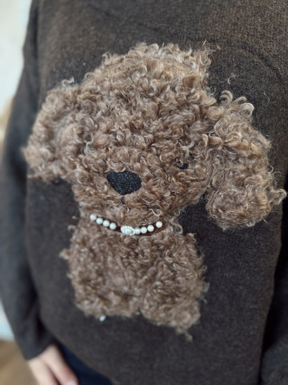 Camisola de malha c/cão