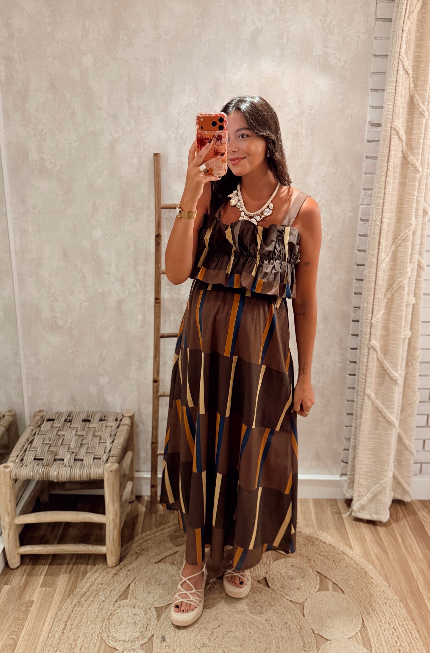 Vestido c/padrão Geométrico