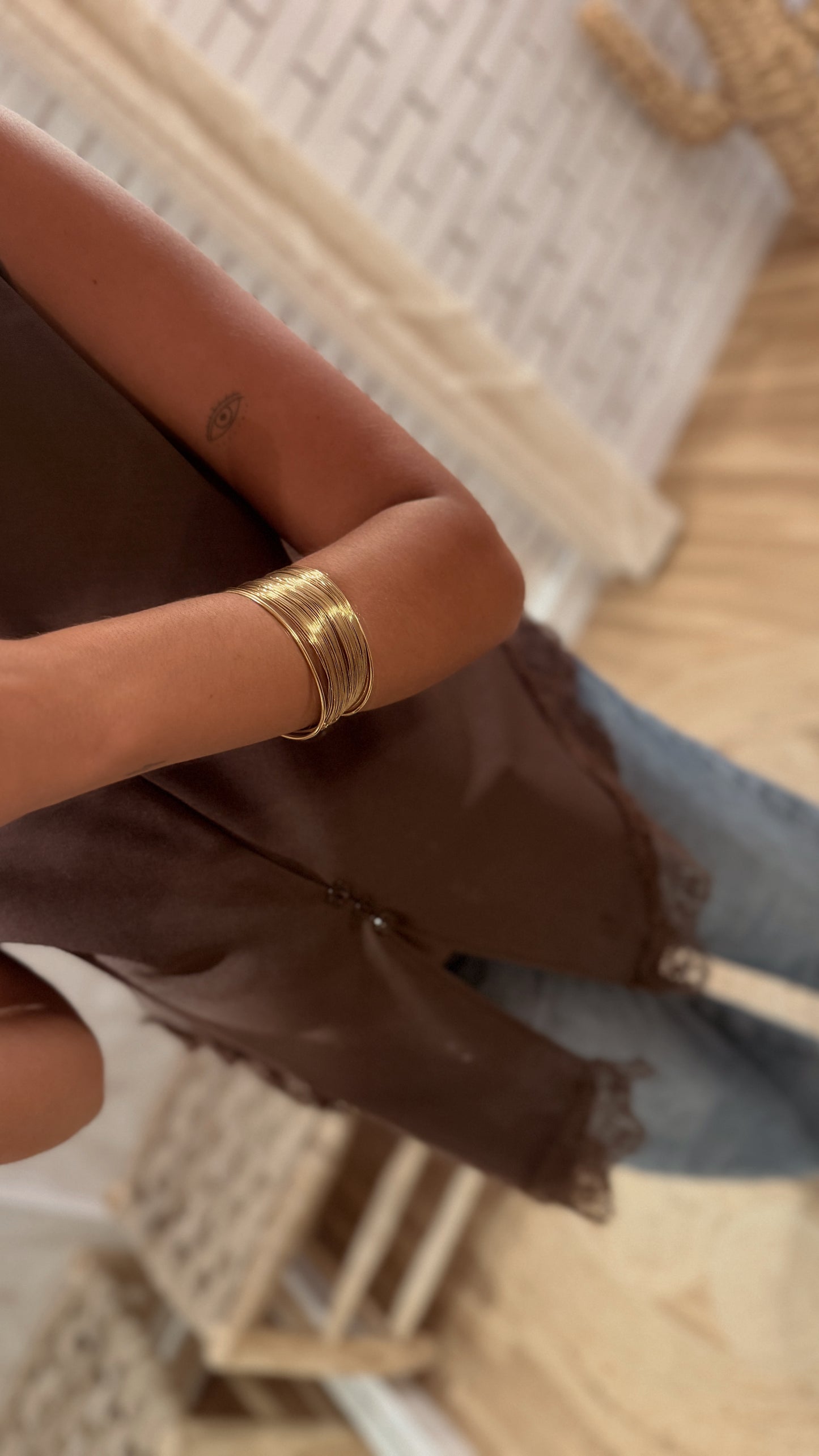 Pulseira em aço inoxidável