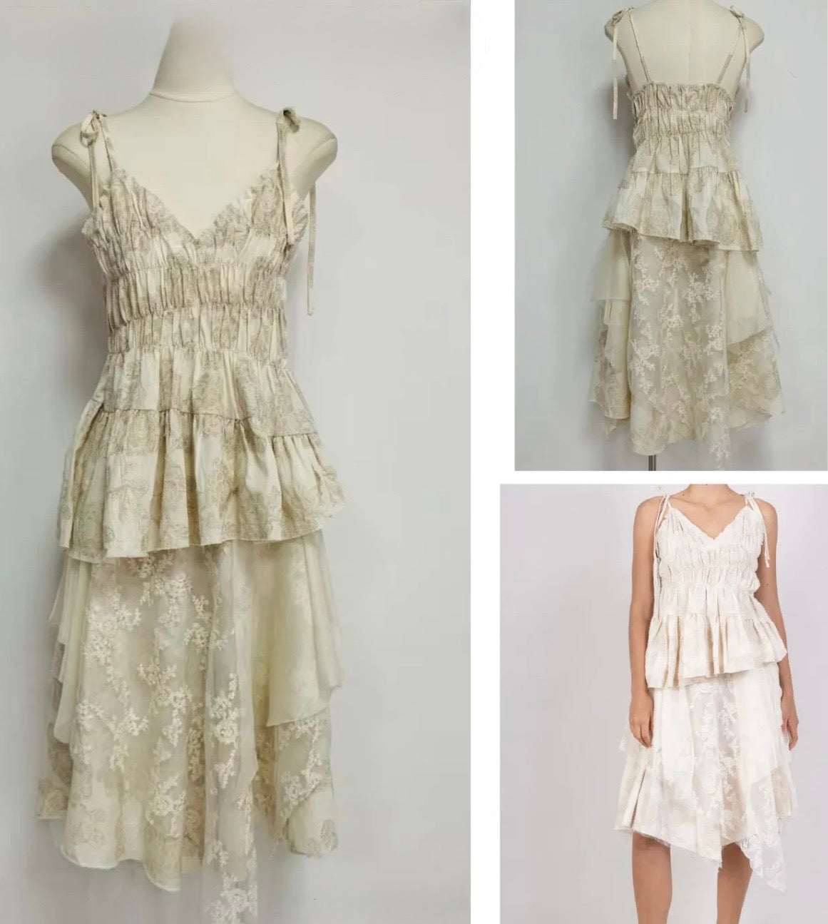 Vestido em Renda Assimétrico- Mochy
