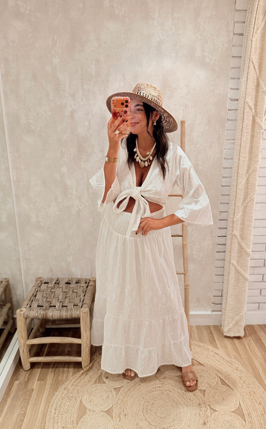 Conjunto Saia & Blusa 100% Algodão