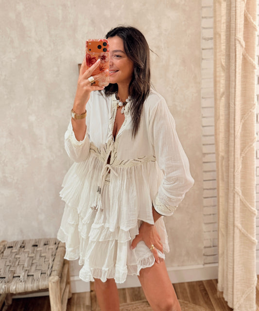 Conjunto Casaco & Saia Boho Chic