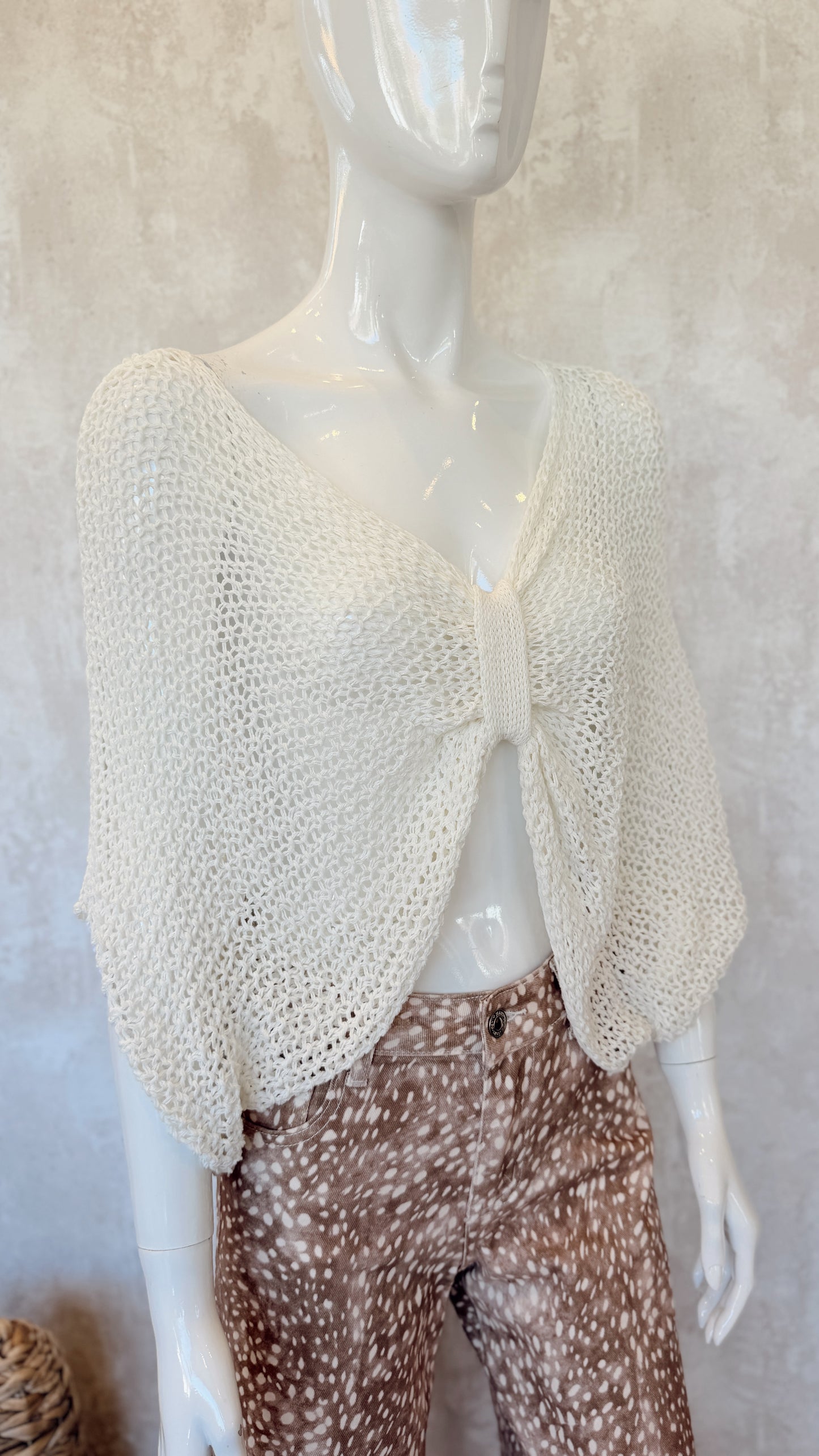 Blusa Malha Laço