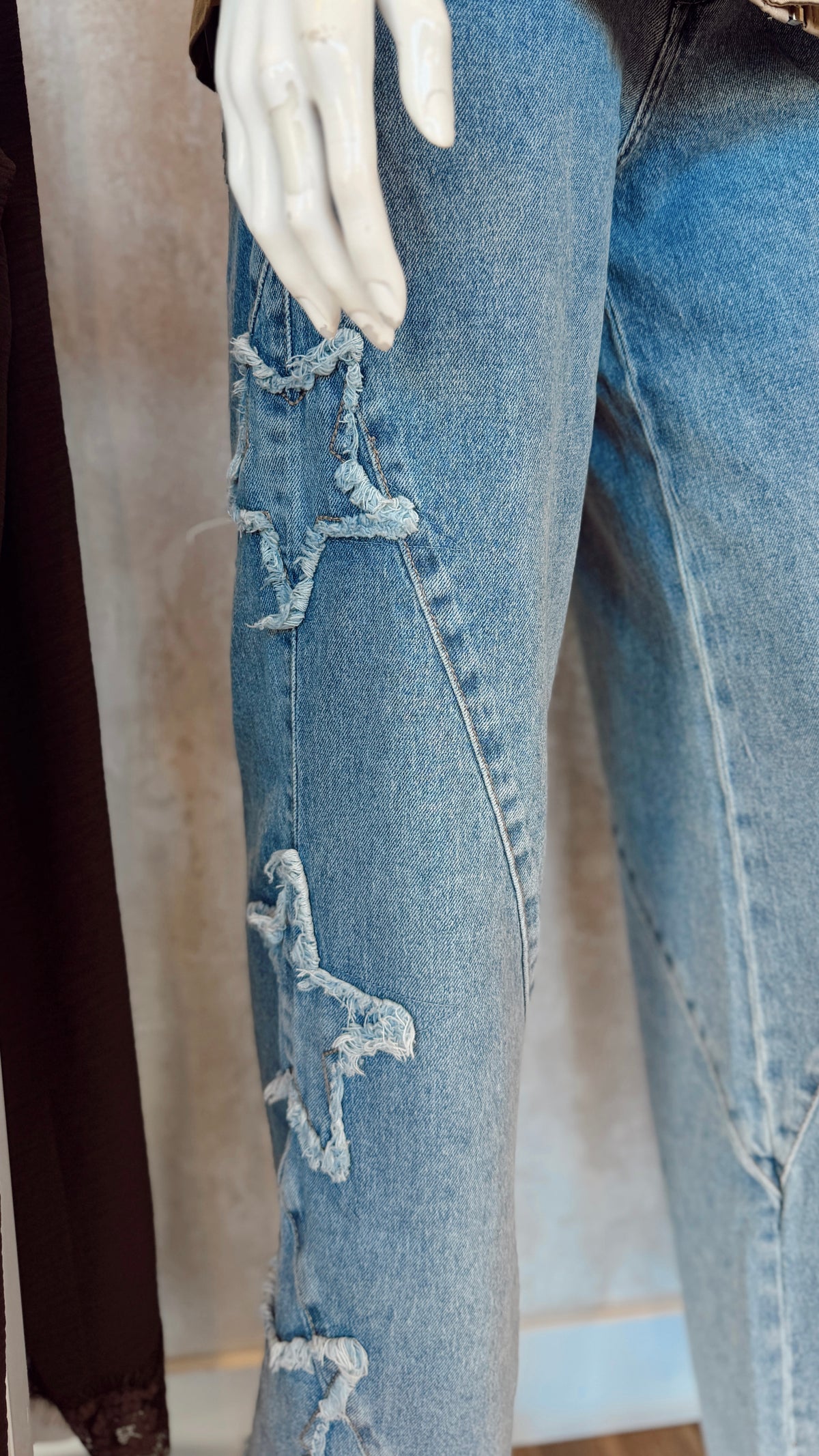 Jeans Wide Leg Star