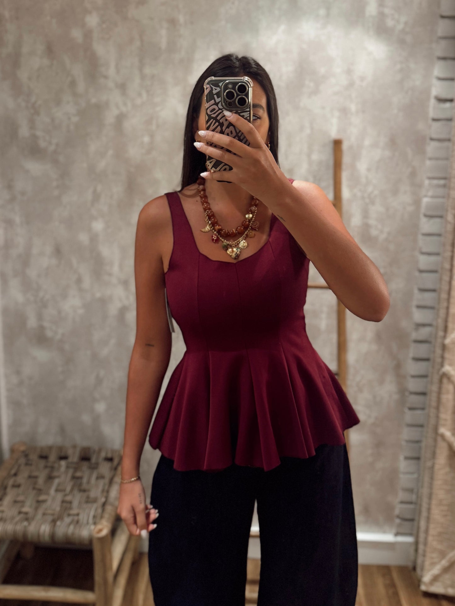 Top peplum