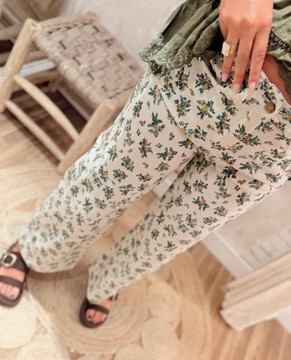 Jeans Floral Vintage