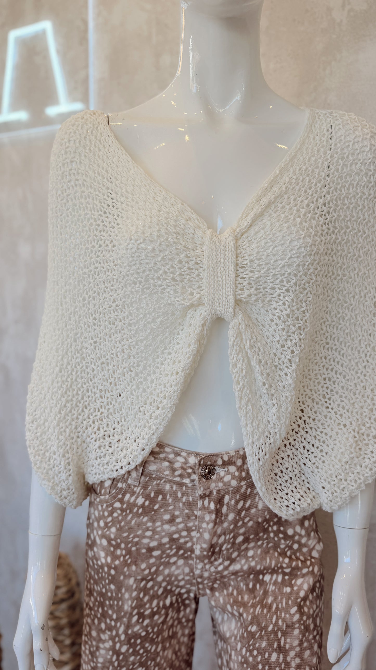 Blusa Malha Laço