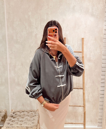 Bomber Efeito Camurça