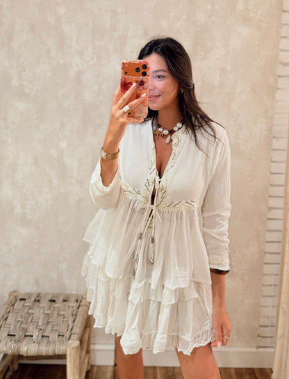 Conjunto Casaco & Saia Boho Chic