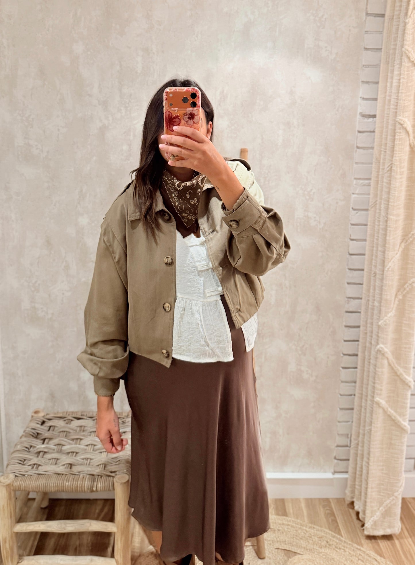 Bomber em Gabardine