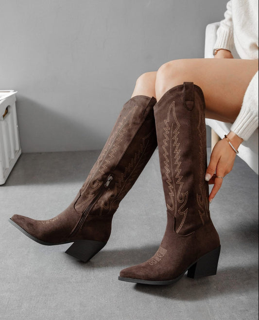 Botas texanas marrones