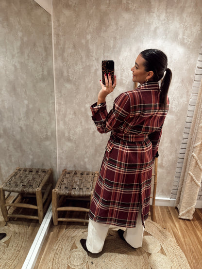 Sobretudo Lumina em padrão xadrez