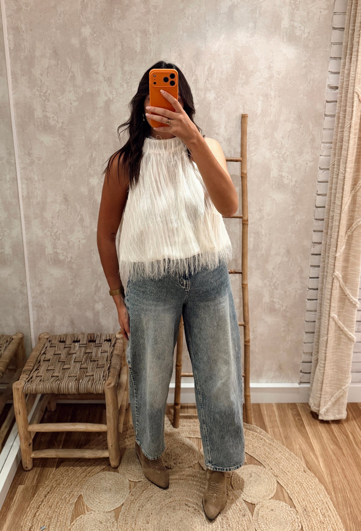 Top Halter com Franjas- Lumina