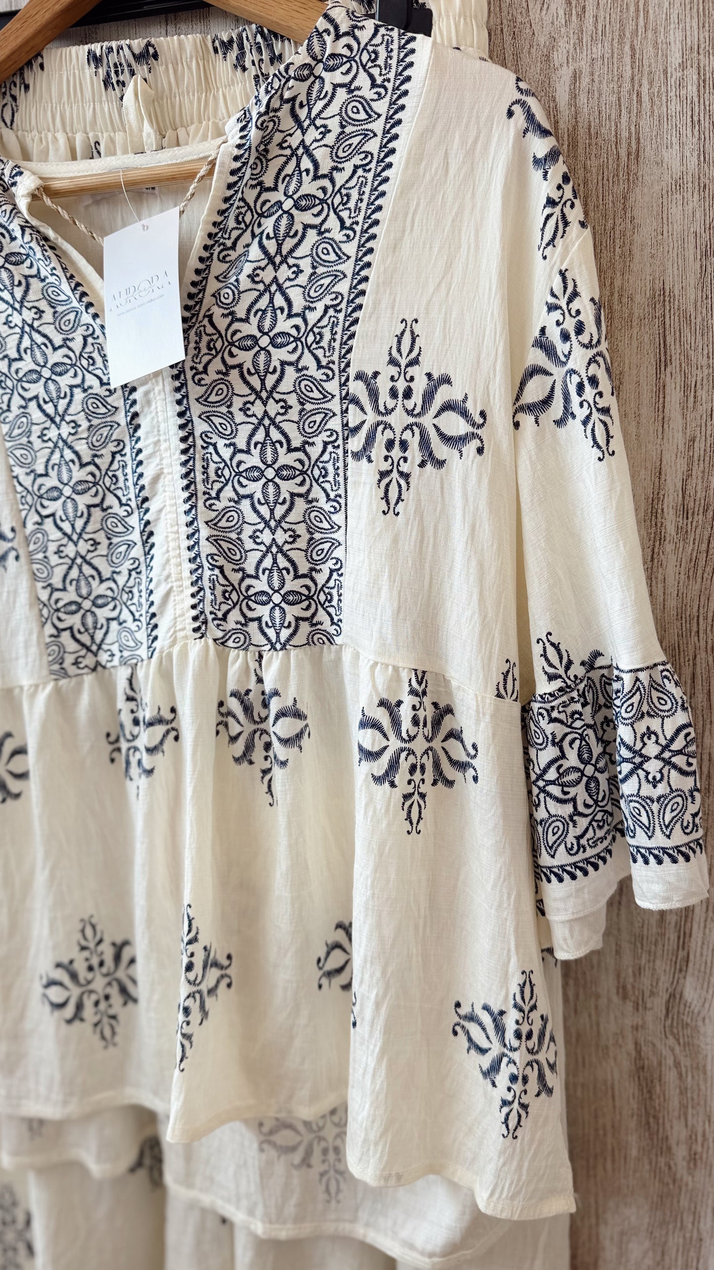 Conjunto Boho Chic Blusa & Calça