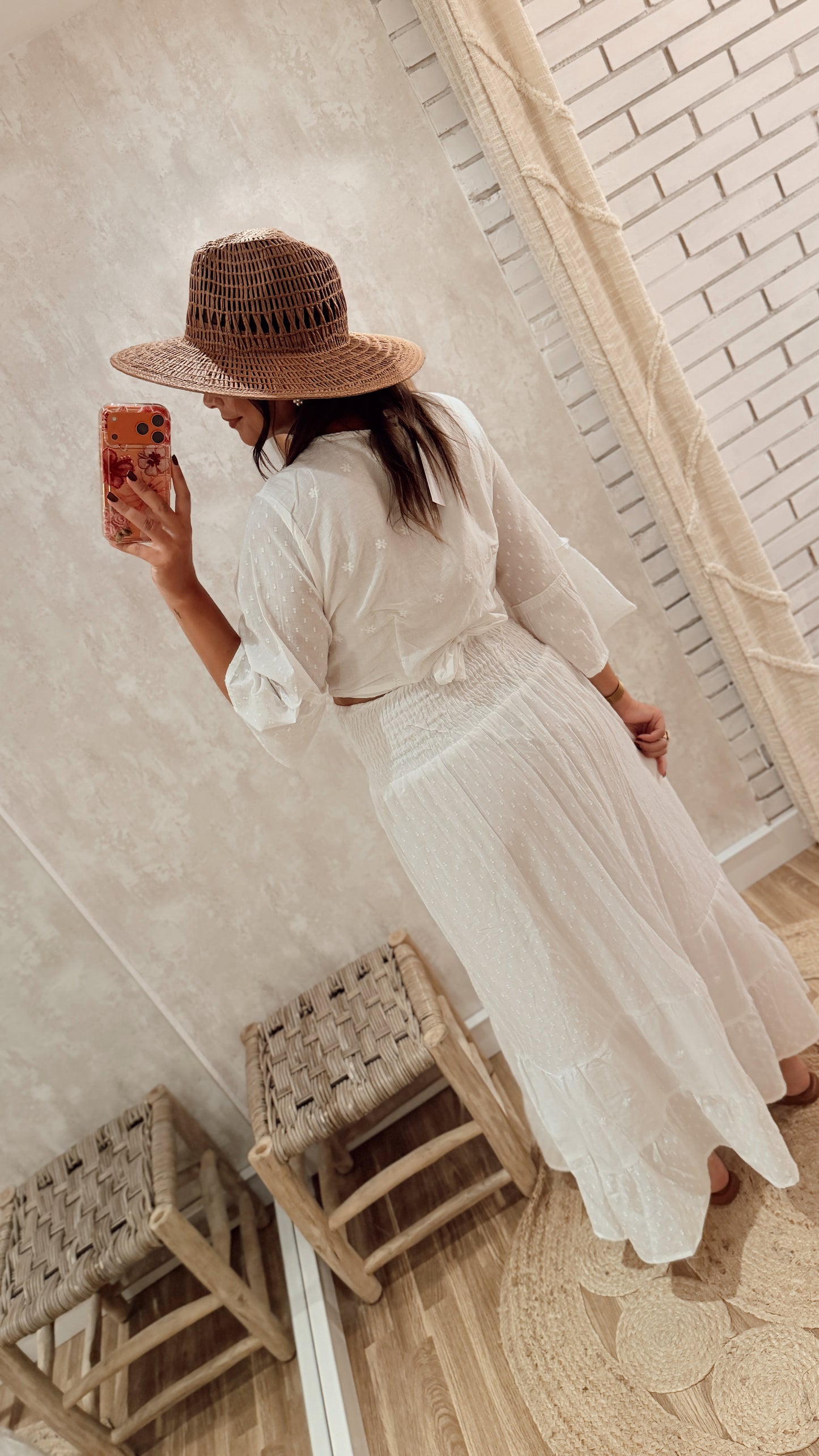 Conjunto Saia & Blusa 100% Algodão