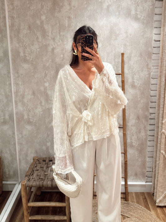 Kimono c/ lantejoulas- Mochy