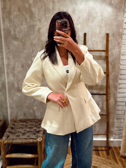 Blazer Mochy amarelo claro