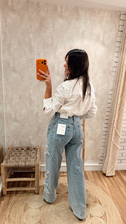 Jeans Wide Leg Star