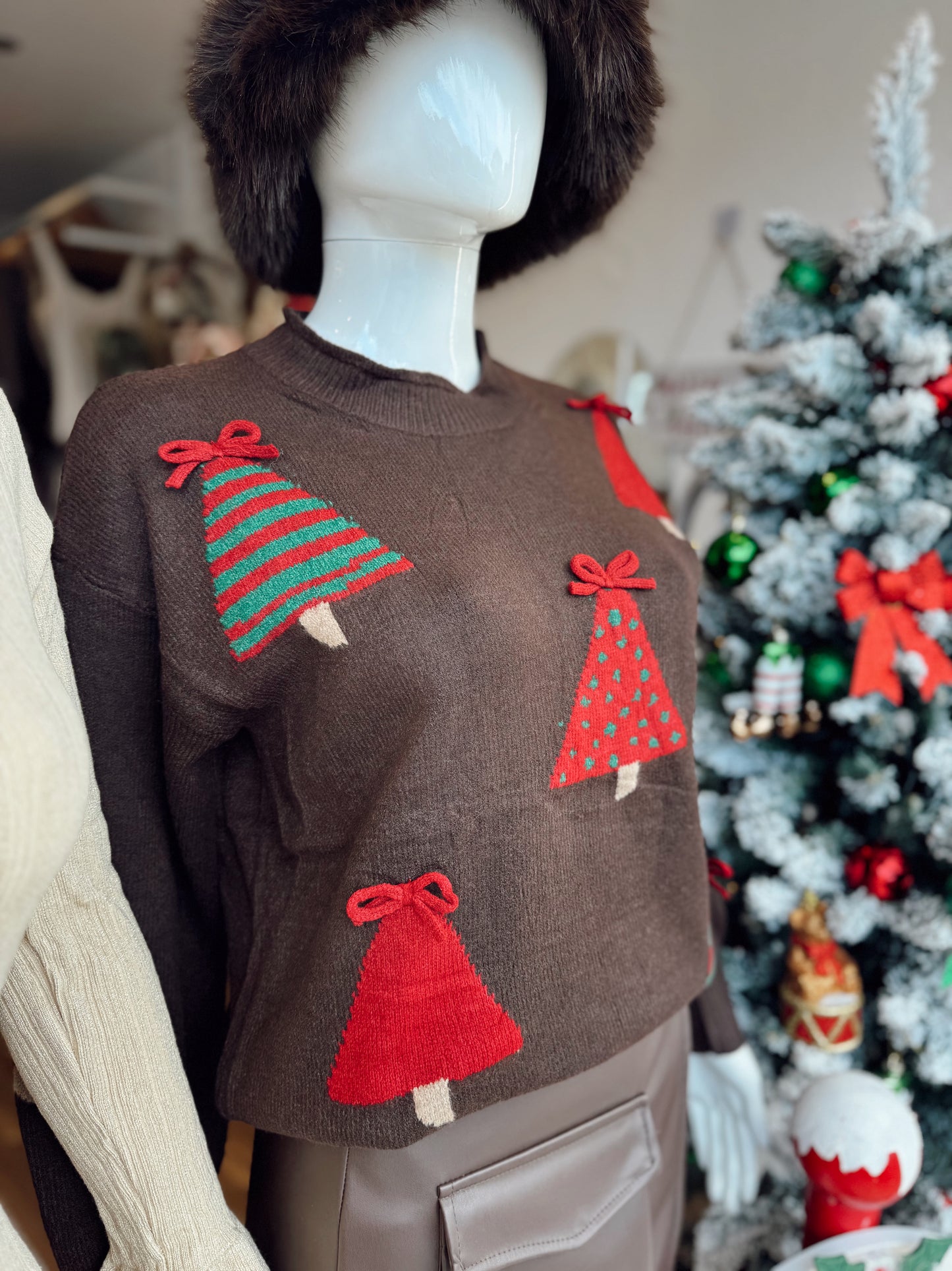 Camisola malha natalícia