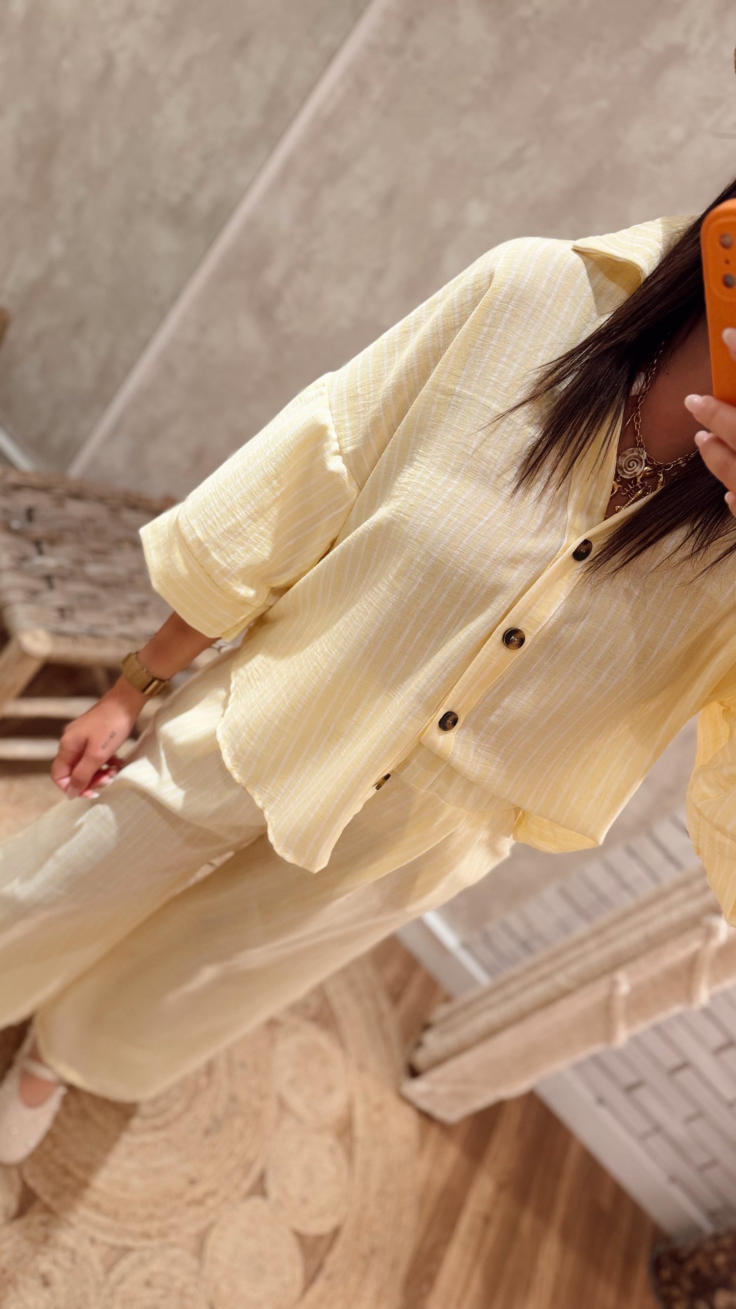Camisa Oversized listada
