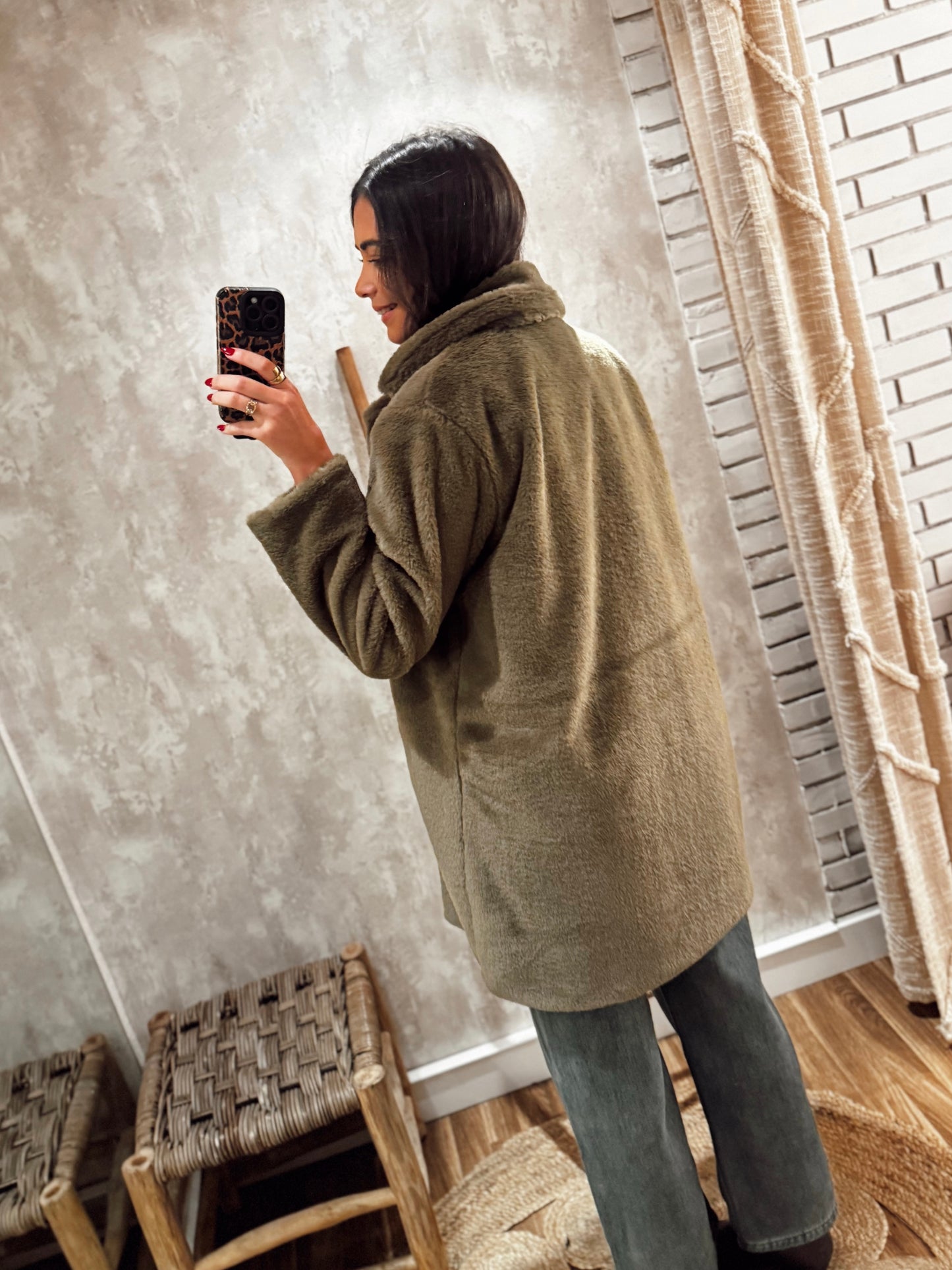 Casaco de pêlo curto