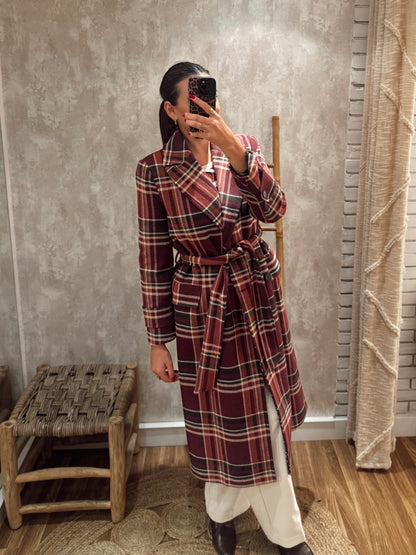 Sobretudo Lumina em padrão xadrez