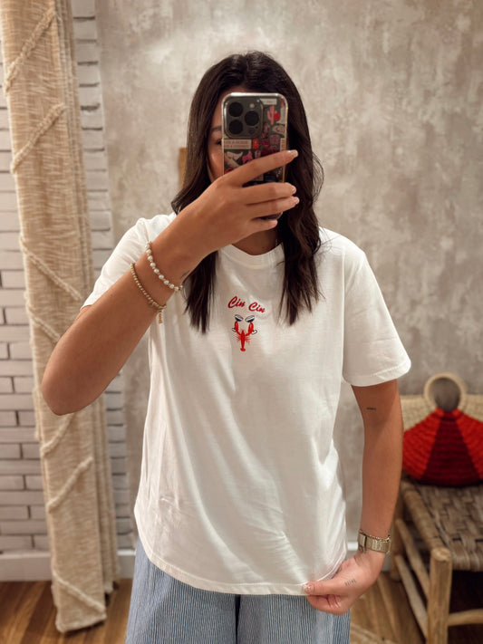 T-shirt c/bordado