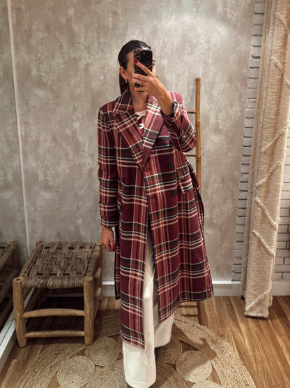 Sobretudo Lumina em padrão xadrez