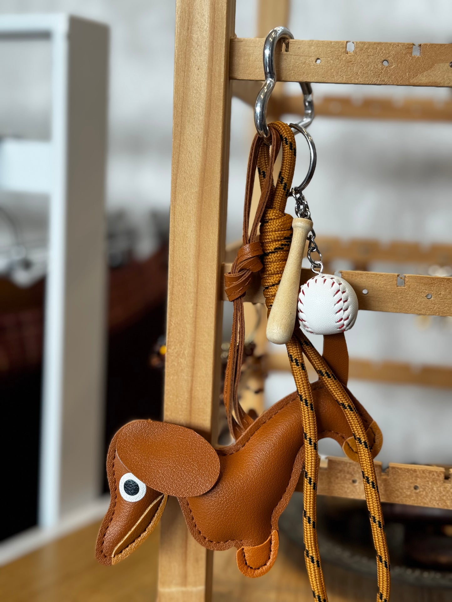 Charm/Porta-chaves decorativo em formato de cão