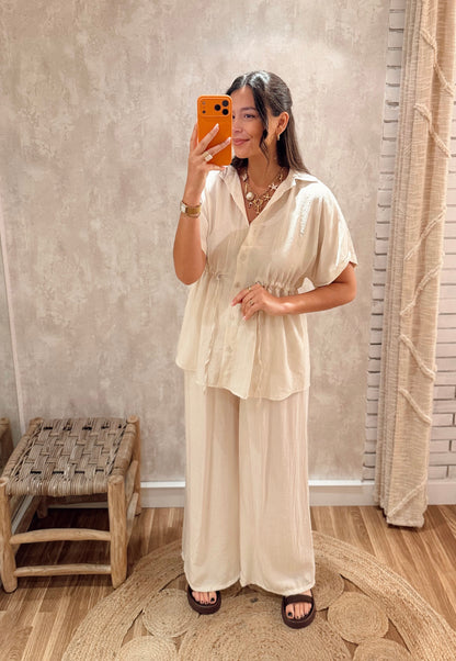 Conjunto camisa e calça