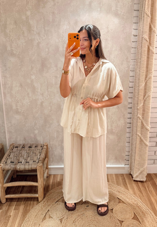 Conjunto camisa e calça