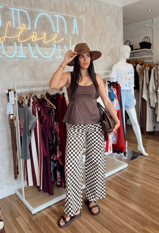 Calça Xadrez Checkerboard