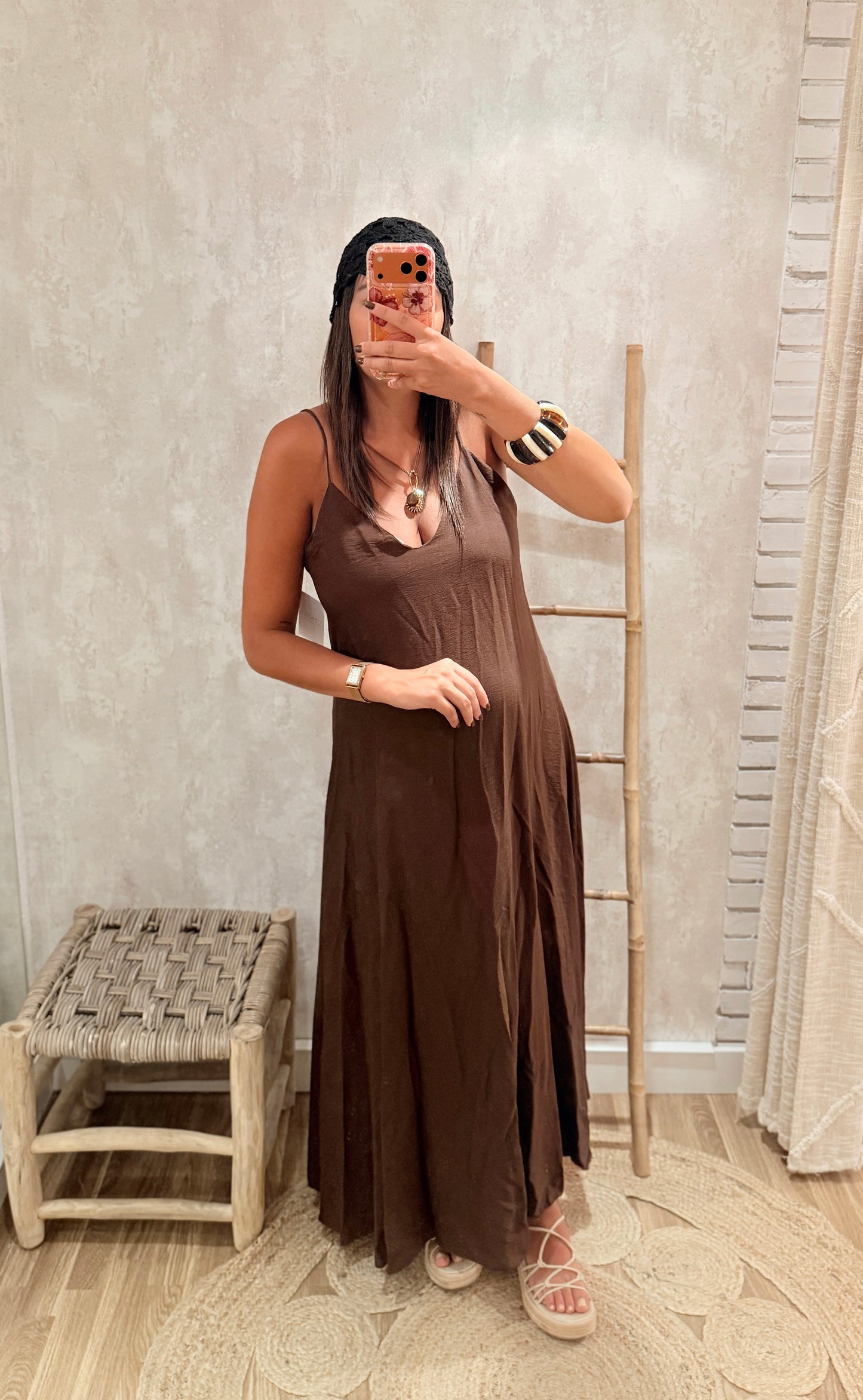 Vestido Comprido Fluido