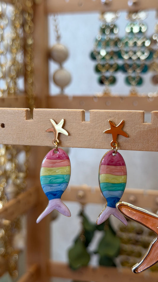 Brincos em aço inoxidável