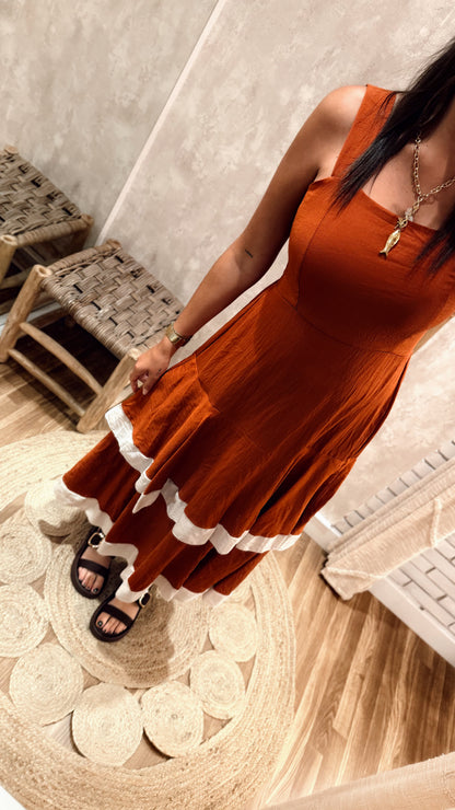 Vestido Midi Camadas