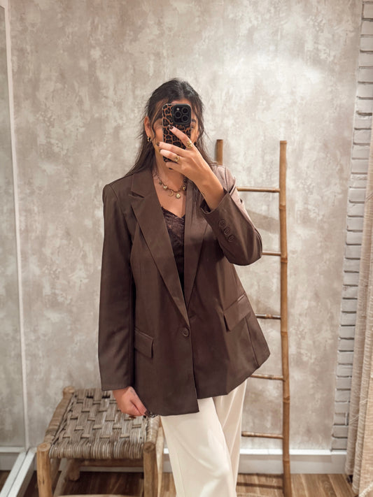 Blazer castanho