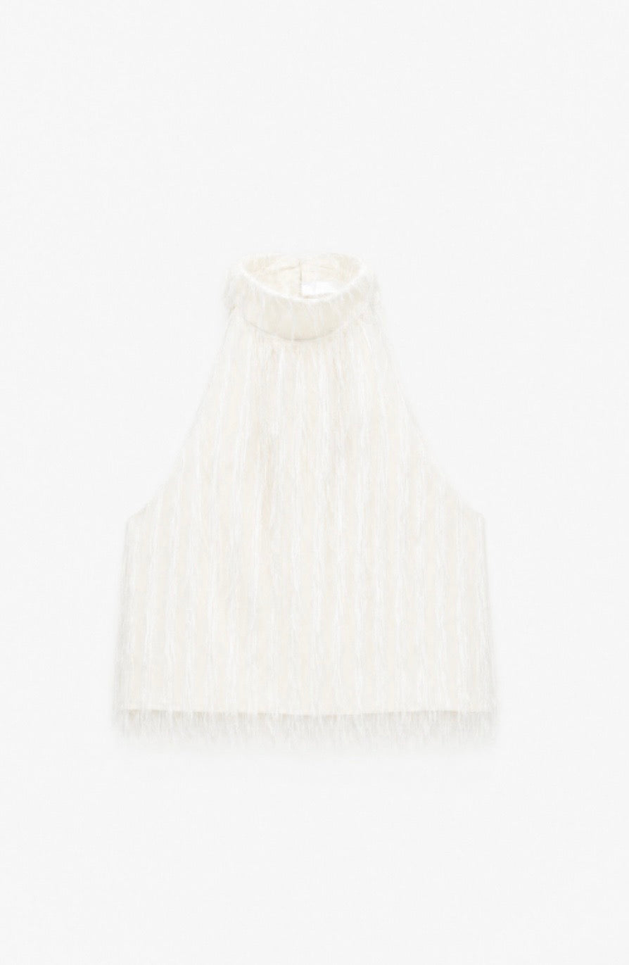 Top Halter com Franjas- Lumina