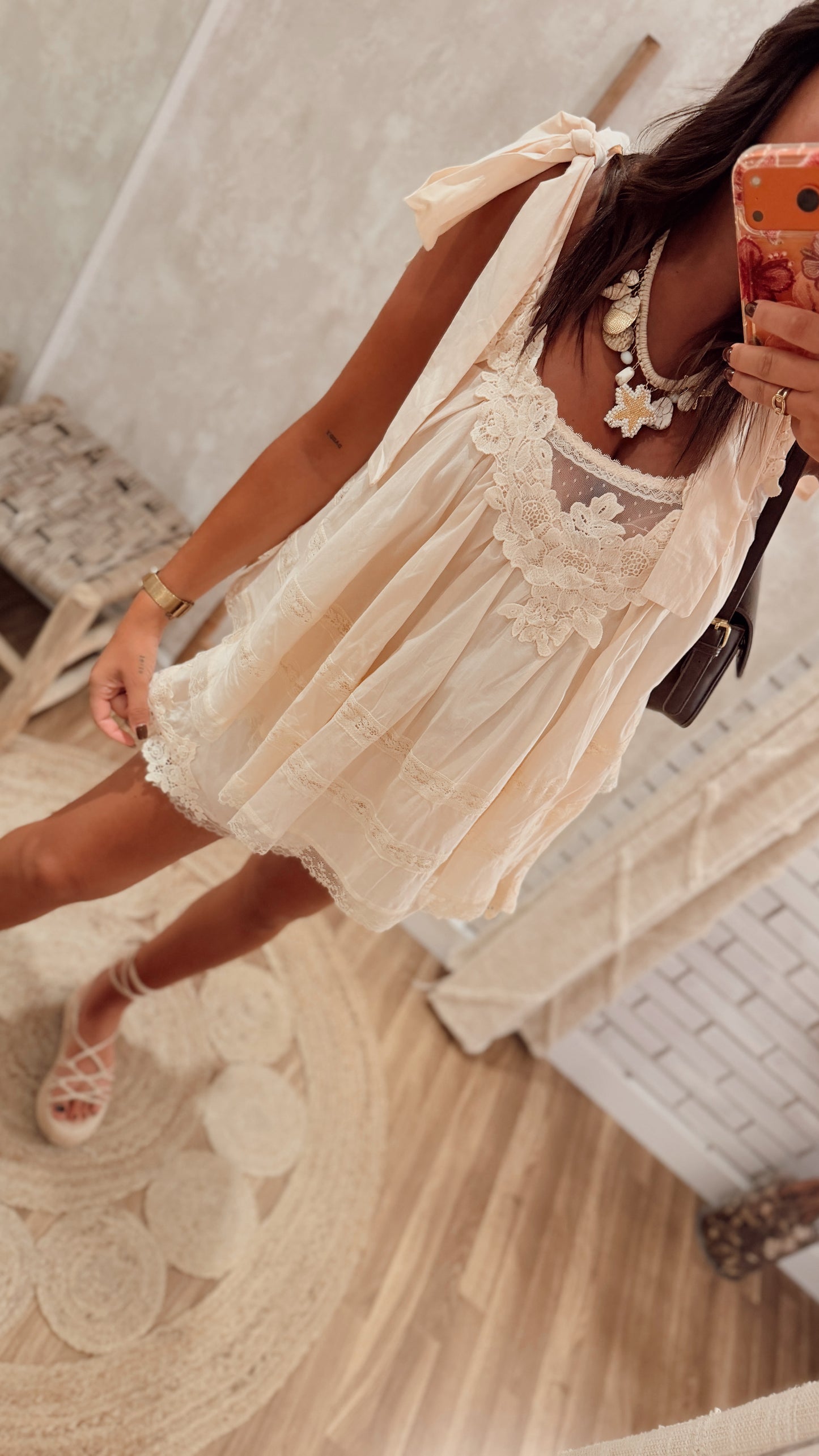 Conjunto Top & Calção em Renda - Mochy