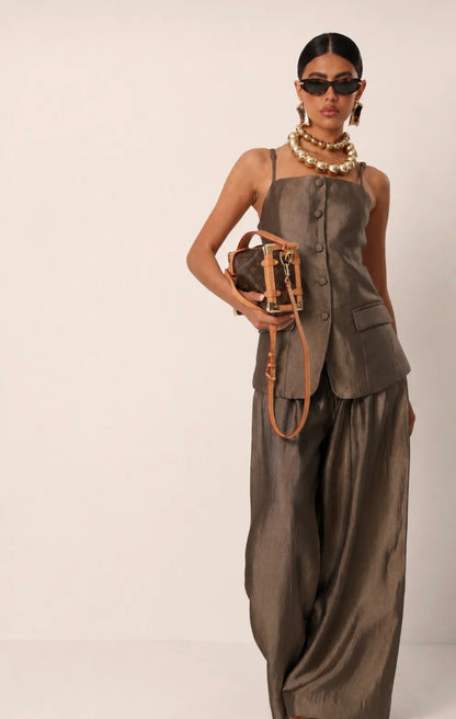Conjunto colete e calça - Mochy