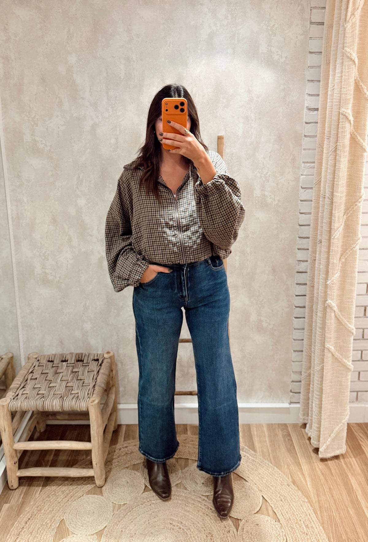 Jeans Straight Leg Modeladores